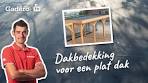 dakbedekking plat dak schuur