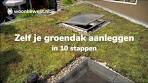 groene dakbedekking plat dak