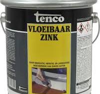 vloeibaar zink dakgoot