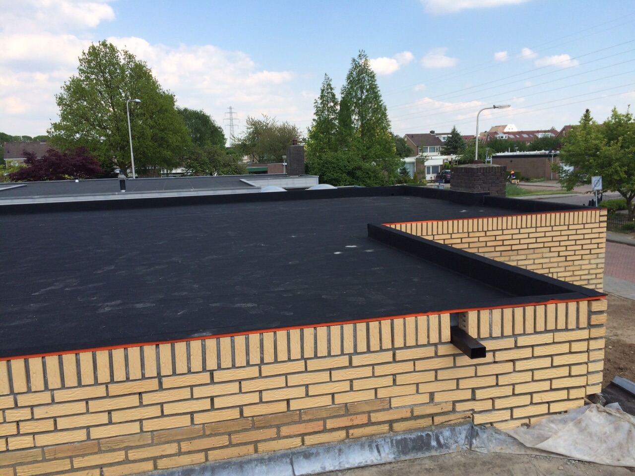 dakbedekking voor plat dak