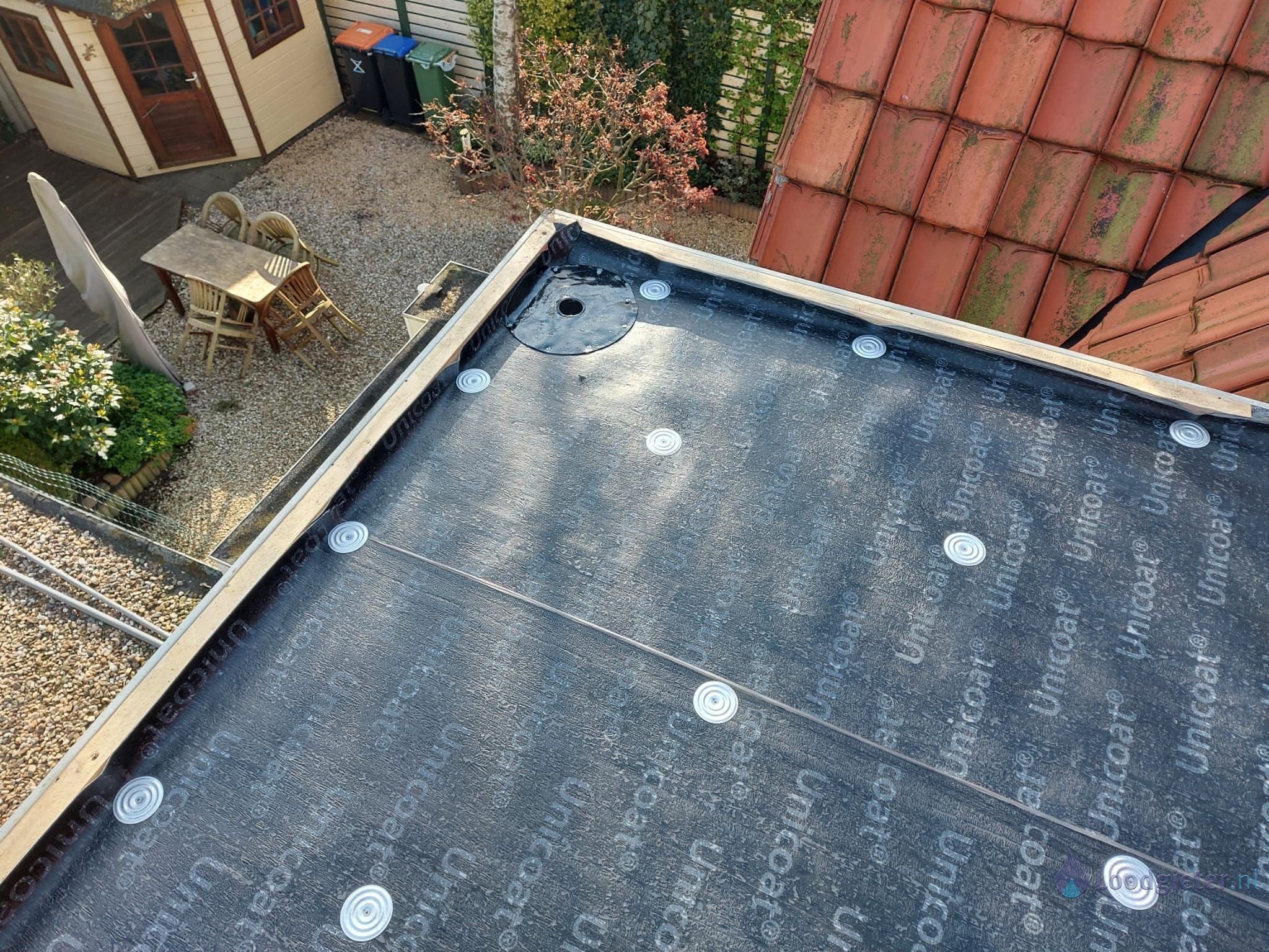 plat dak lekkage repareren