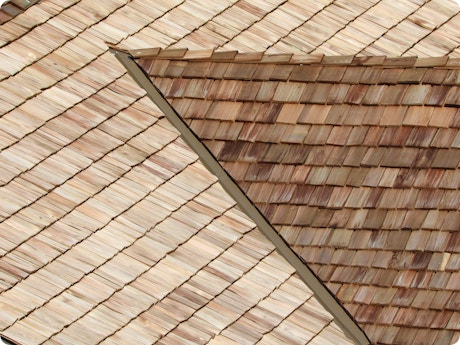 hout als dakbedekking