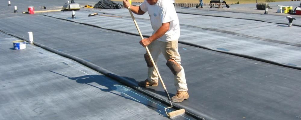 epdm dakbedekking aanbrengen op hout