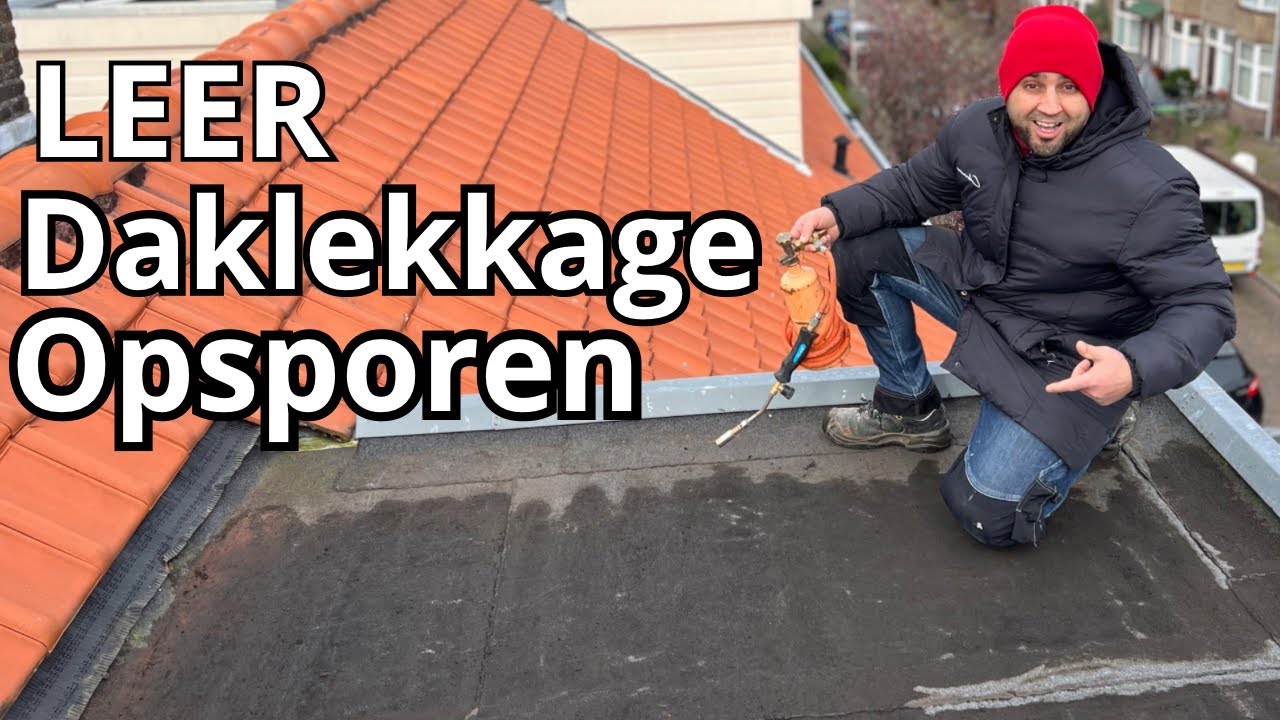 plat dak lekkage opsporen