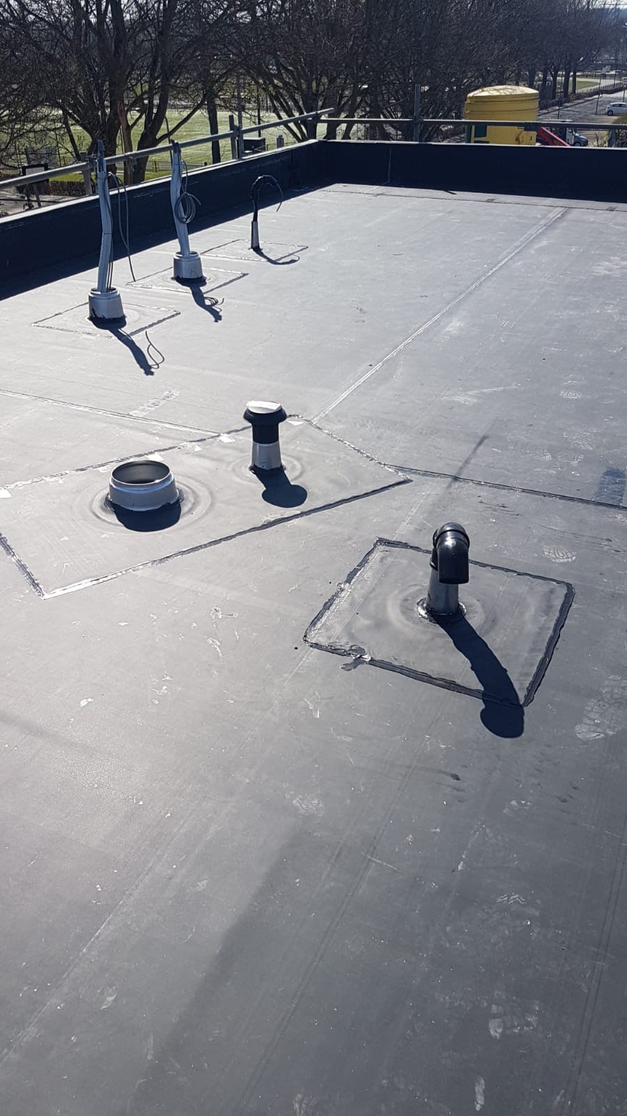 afschot epdm dak